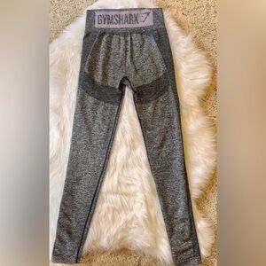 Gymshark Flex Size ~S Gray and Pink Leggings